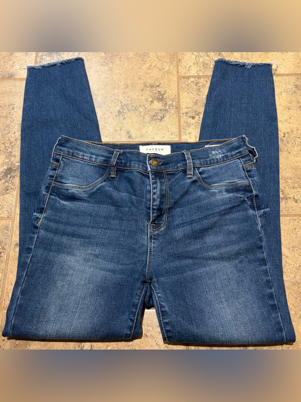 PacSun Ankle Jeggings with Frayed Hem, women’s size 27